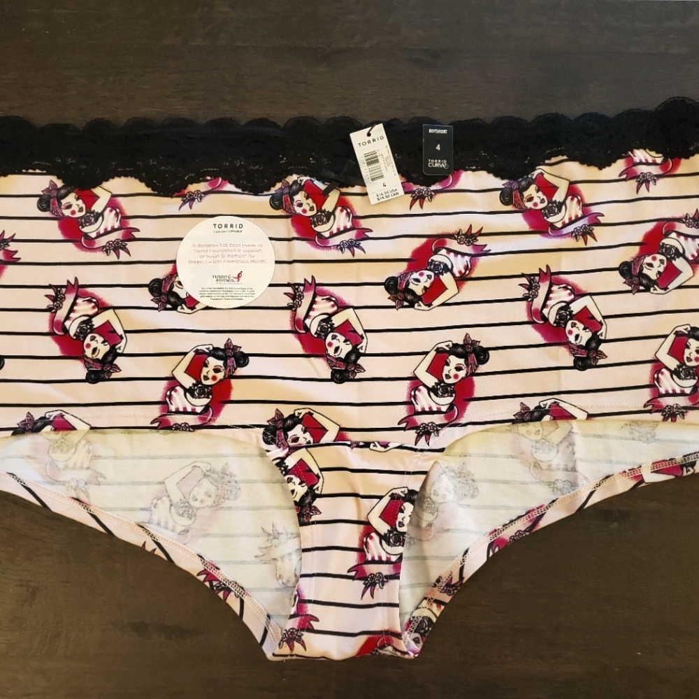 Torrid Size 4 Boyshort Panties